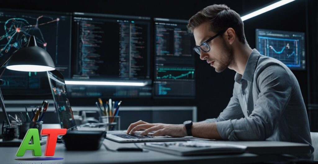 "AI tool analyzing technical SEO and site health, displaying performance metrics and diagnostics"