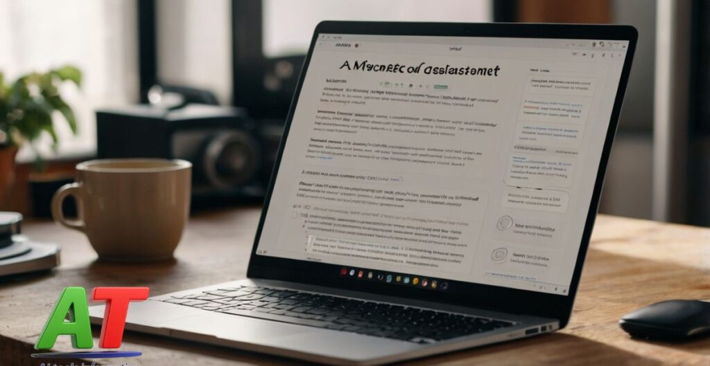 Content creator using AI to generate and optimize SEO-friendly blog posts and articles"