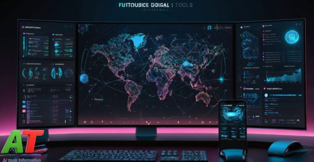 Top 10 AI tools for coding in 2025 shown on a futuristic code editor interface with tool logos and code previews."