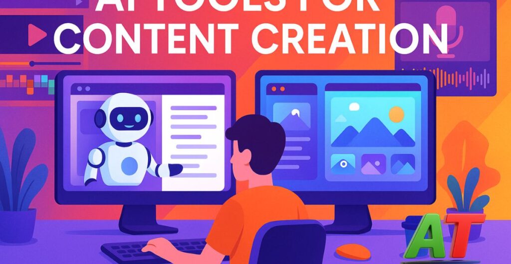 "AI-powered tools for content creation including writing, design, and media production" 120 mind blowing ai tools
